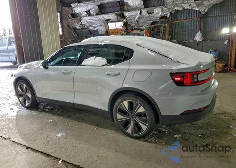 2023 Polestar 2 z USA, uszkodzony, nr VIN YSMEG3KA6PL127292